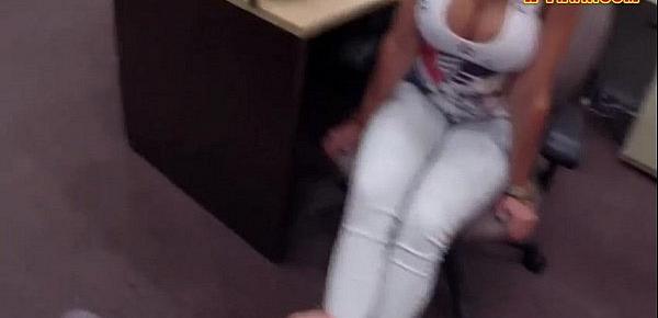  Busty latin girl drilled by pawn keeper
